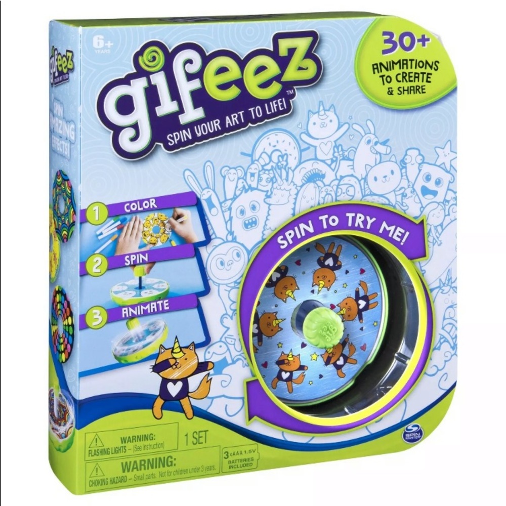 Gifeez Spin Your Art to Life! 30+ GIF Animations Create Master Kids Fun Top